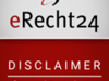 eRecht24 Disclaimer